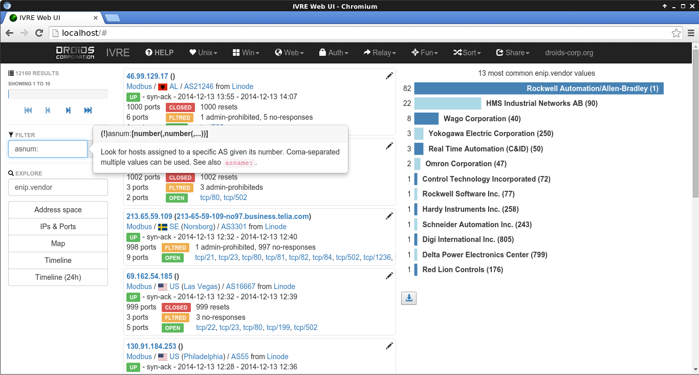 Re-discover your company network with Ivre